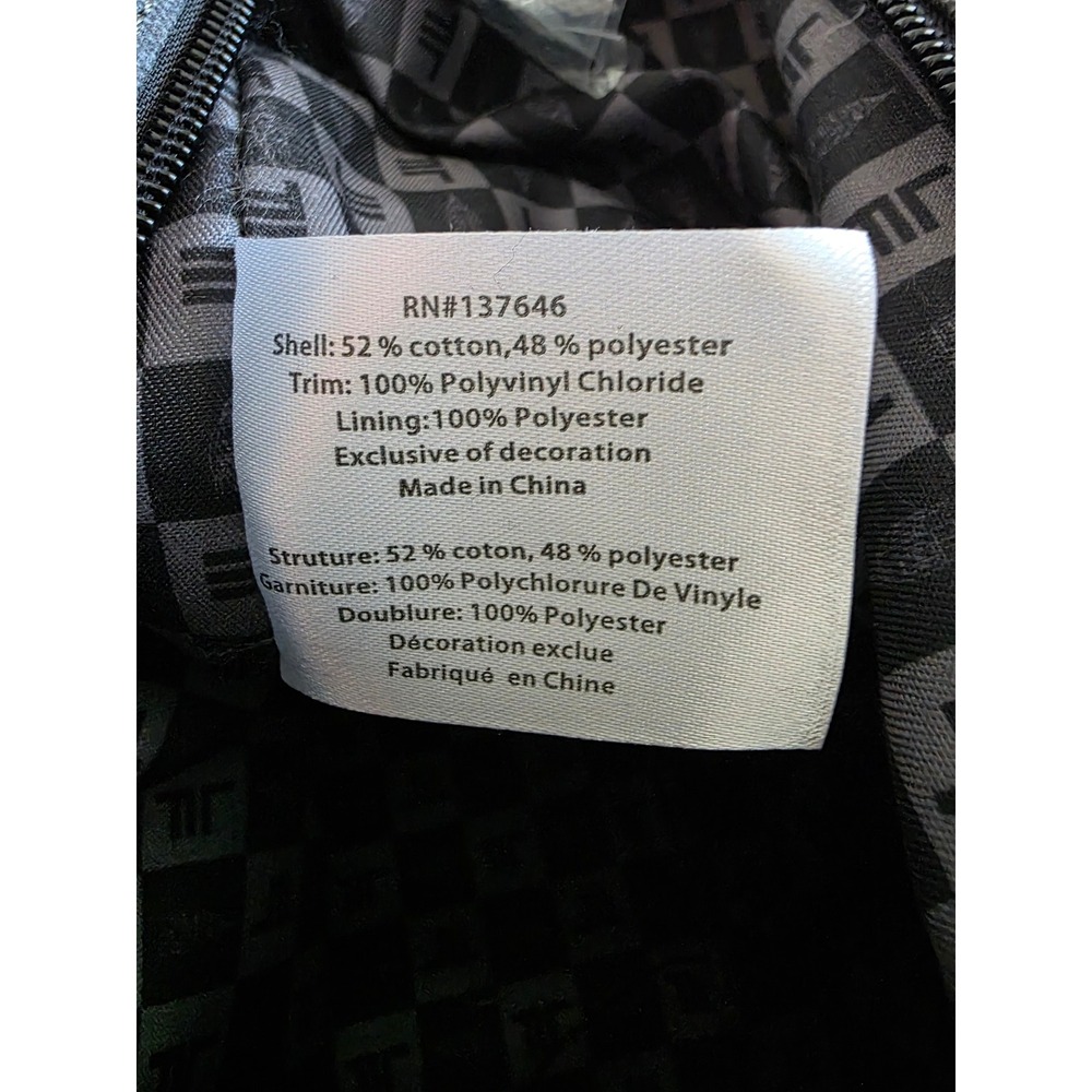 London Fog Canvas Duffel Bag Denim Weekend Travel Luggage Carry On NWT - Picture 9 of 9